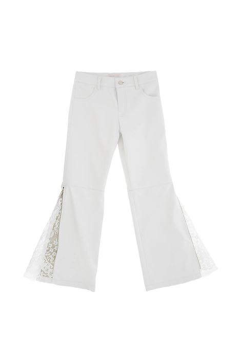 Pantaloni con inserti MISS BLUMARINE KIDS | BFPA043.0.PE019B011